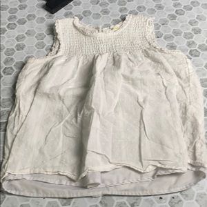 Chelsea & Violet Large White Blouse Sleeveless